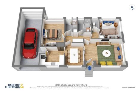 Photo of property in 2/81 Shakespeare Road, Milford, Auckland, 0620