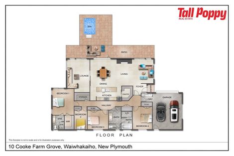 Photo of property in 10 Cooke Farm Grove, Waiwhakaiho, New Plymouth, 4312