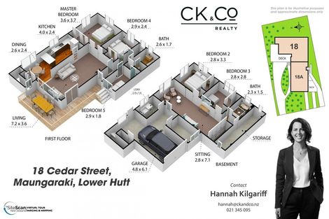 Photo of property in 18 Cedar Street, Maungaraki, Lower Hutt, 5010