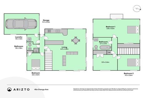 Photo of property in 45a Oranga Avenue, Onehunga, Auckland, 1061