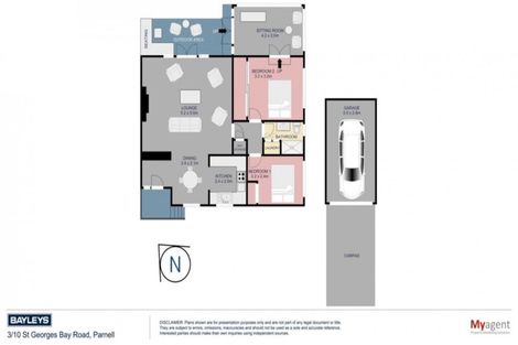 Photo of property in 3/10 Saint Georges Bay Road, Parnell, Auckland, 1052