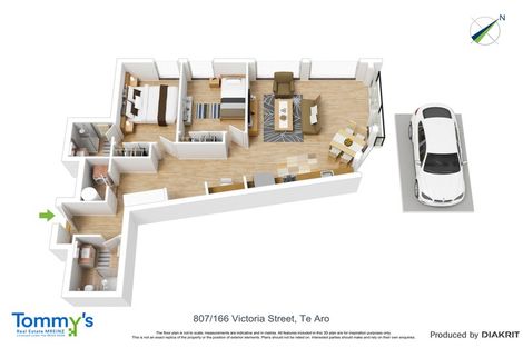 Photo of property in Vsp South, 807/166 Victoria Street, Te Aro, Wellington, 6011