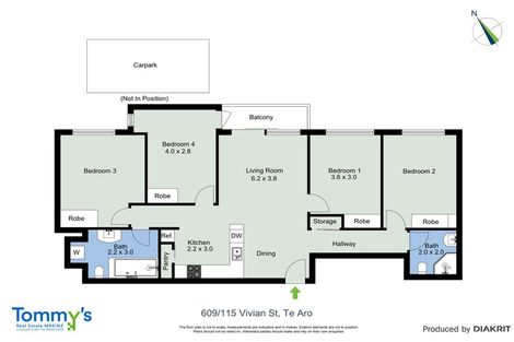 Photo of property in City Lodge, 609/115 Vivian Street, Te Aro, Wellington, 6011