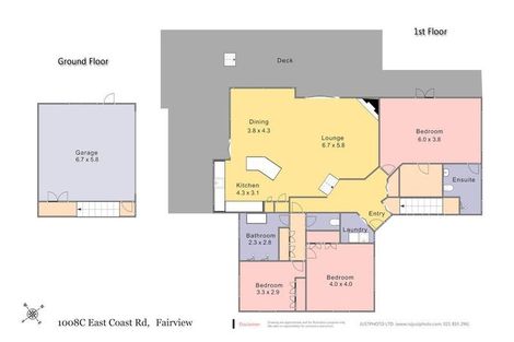 Photo of property in 1008c East Coast Road, Fairview Heights, Auckland, 0630