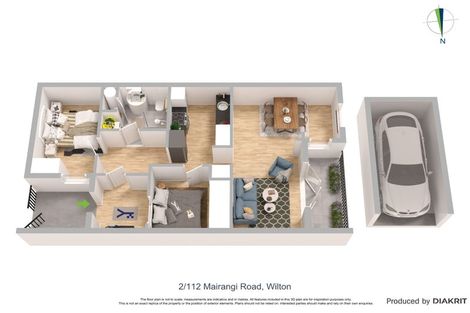 Photo of property in 2/112 Mairangi Road, Wilton, Wellington, 6012