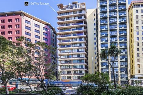 Photo of property in Terrace Tower Apartments, 8e/126 The Terrace, Wellington Central, Wellington, 6011