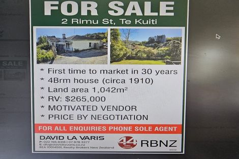 Photo of property in 2 Rimu Street, Te Kuiti, 3910