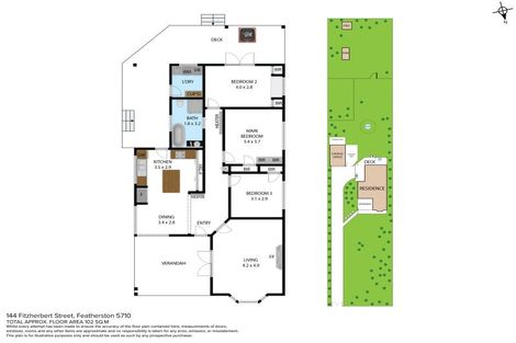 Photo of property in 144 Fitzherbert Street, Featherston, 5710