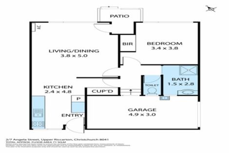 Photo of property in 2/7 Angela Street, Upper Riccarton, Christchurch, 8041