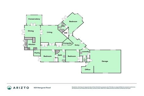 Photo of property in 424 Mangorei Road, Highlands Park, New Plymouth, 4312