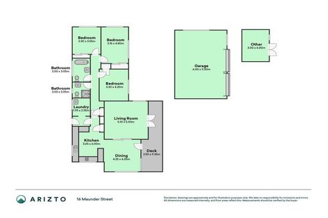 Photo of property in 16 Maunder Street, Marton, 4710