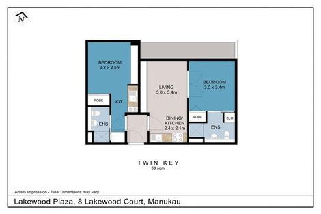 Photo of property in 1106/8 Lakewood Court, Manukau, Auckland, 2104