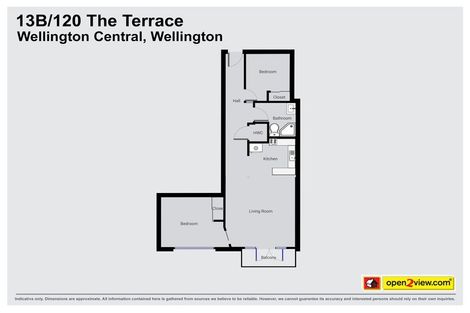Photo of property in Terrace Garden Apartments, 13b/120 The Terrace, Wellington Central, Wellington, 6011