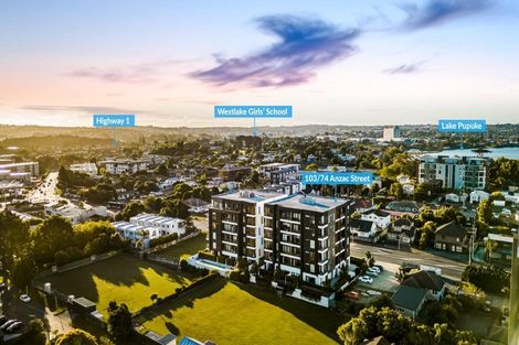 Photo of property in Frank Sargeson Apts, 103/80 Anzac Street, Takapuna, Auckland, 0622