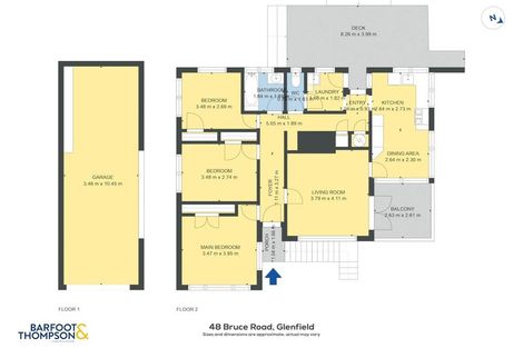 Photo of property in 48 Bruce Road, Glenfield, Auckland, 0629