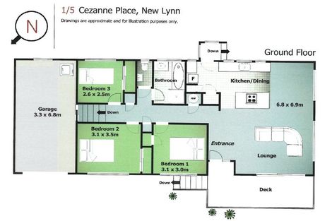 Photo of property in 1/5 Cezanne Place, New Lynn, Auckland, 0600