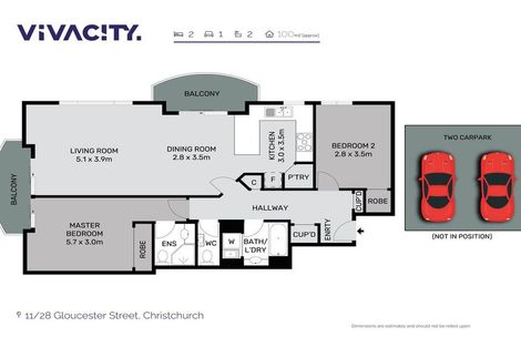 Photo of property in Gloucester Towers, 11/28 Gloucester Street, Christchurch Central, Christchurch, 8013