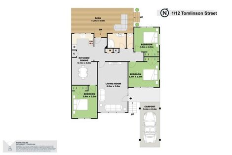 Photo of property in 1/12 Tomlinson Street, Hillpark, Auckland, 2102