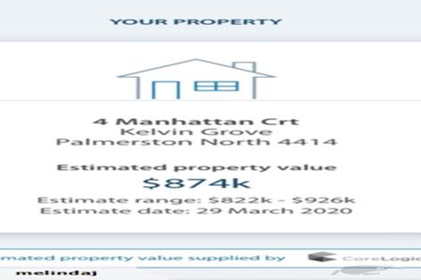 Photo of property in 4 Manhattan Court, Kelvin Grove, Palmerston North, 4414