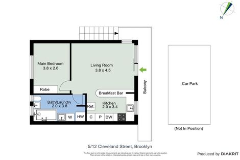 Photo of property in 5/12 Cleveland Street, Brooklyn, Wellington, 6021