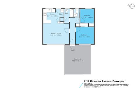 Photo of property in 2/11 Kawerau Avenue, Devonport, Auckland, 0624