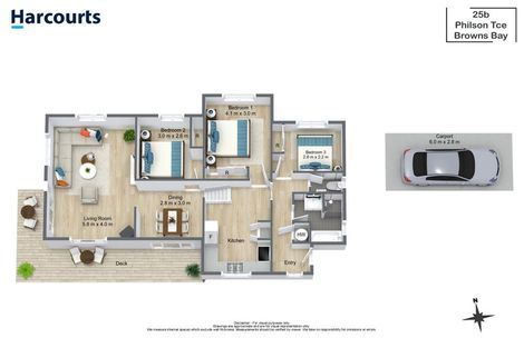 Photo of property in 2/25 Philson Terrace, Browns Bay, Auckland, 0630