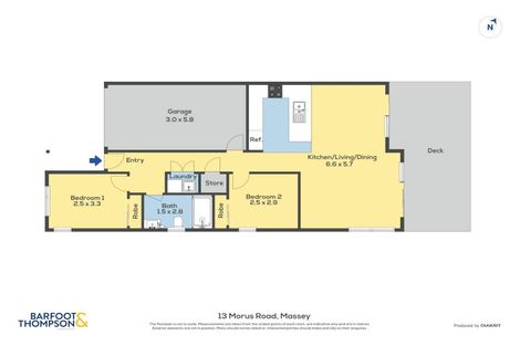 Photo of property in 13 Morus Road, Massey, Auckland, 0614