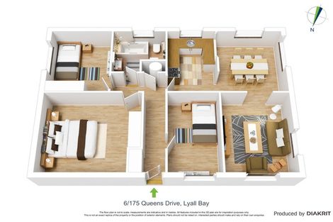 Photo of property in 6/175 Queens Drive, Lyall Bay, Wellington, 6022