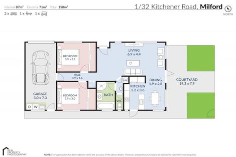 Photo of property in 1/32 Kitchener Road, Milford, Auckland, 0620