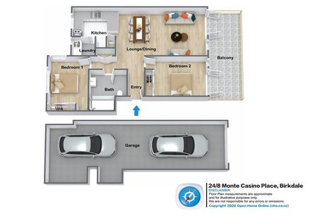 Photo of property in 14/8 Monte Cassino Place, Birkdale, Auckland, 0626