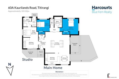 Photo of property in 60a Kaurilands Road, Titirangi, Auckland, 0604