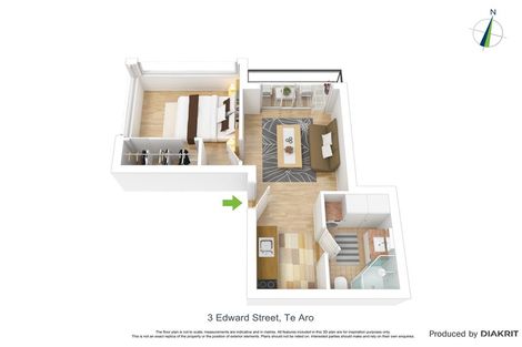 Photo of property in Edward Street Apartments, 55/3 Edward Street, Te Aro, Wellington, 6011