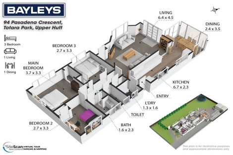 Photo of property in 94 Pasadena Crescent, Totara Park, Upper Hutt, 5018