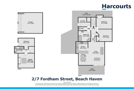 Photo of property in 2/7 Fordham Street, Beach Haven, Auckland, 0626