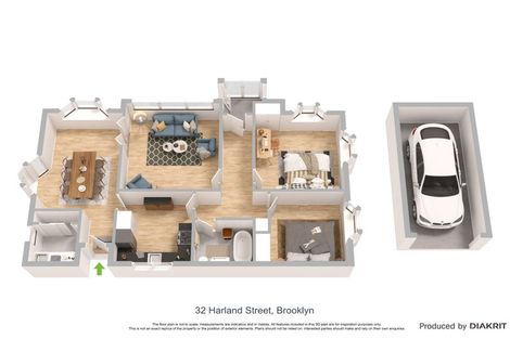 Photo of property in 32 Harland Street, Brooklyn, Wellington, 6021