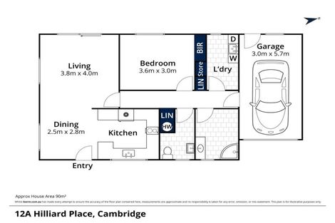 Photo of property in 12a Hilliard Place, Leamington, Cambridge, 3432