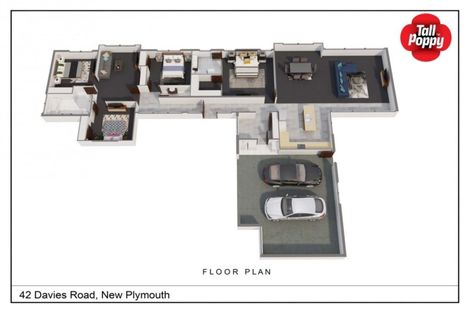 Photo of property in 42 Davies Road, Hurdon, New Plymouth, 4310