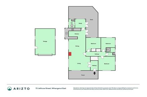 Photo of property in 72 Jellicoe Street, Whanganui East, Whanganui, 4500