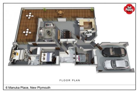 Photo of property in 6 Manuka Place, Whalers Gate, New Plymouth, 4310