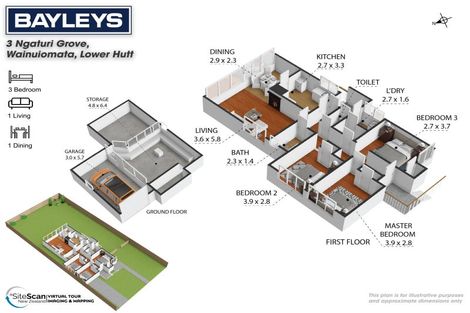 Photo of property in 3 Ngaturi Grove, Wainuiomata, Lower Hutt, 5014