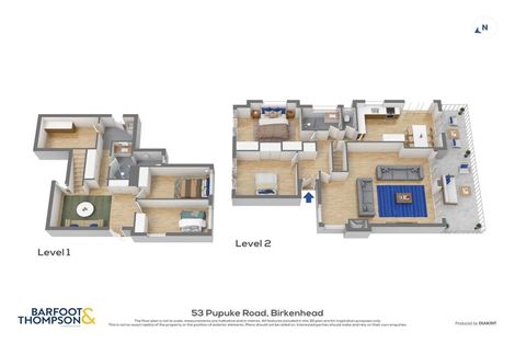 Photo of property in 53 Pupuke Road, Birkenhead, Auckland, 0627