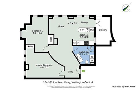 Photo of property in The Quay, 2/332b2 Lambton Quay, Wellington Central, Wellington, 6011