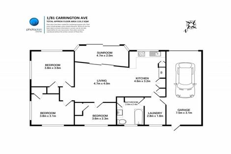 Photo of property in 1/81 Carrington Avenue, Silverdale, Hamilton, 3216