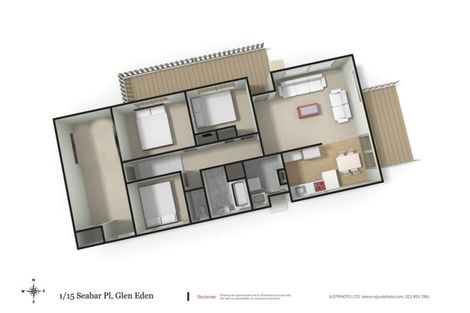 Photo of property in 1/15 Seabar Place, Glen Eden, Auckland, 0602