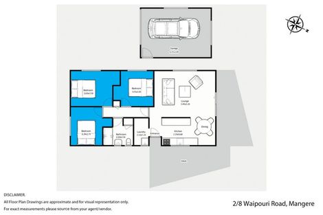 Photo of property in 2/8 Waipouri Road, Mangere, Auckland, 2022