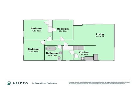 Photo of property in 86 Revans Street, Featherston, 5710