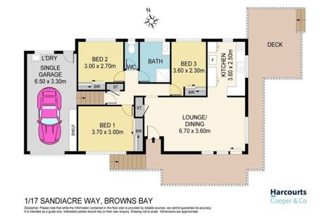 Photo of property in 1/17 Sandiacre Way, Browns Bay, Auckland, 0630