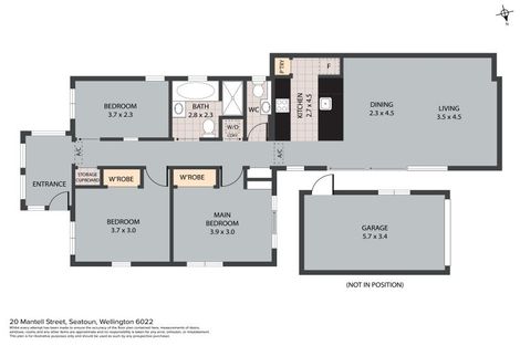 Photo of property in 20 Mantell Street, Seatoun, Wellington, 6022