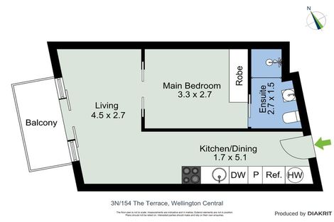 Photo of property in Atrium Apartments, 3n/154 The Terrace, Wellington Central, Wellington, 6011