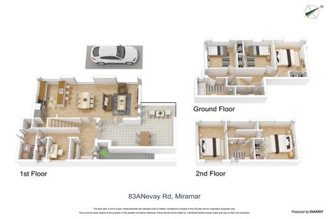 Photo of property in 83a Nevay Road, Miramar, Wellington, 6022